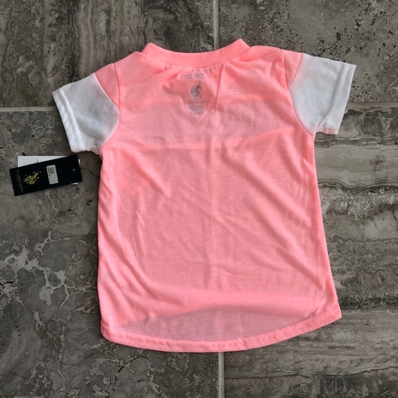U.S. Polo Assn. 2-Piece Set Top & Pant in Grey/Pink Size 4T New w/Tag - Picture 4 of 9